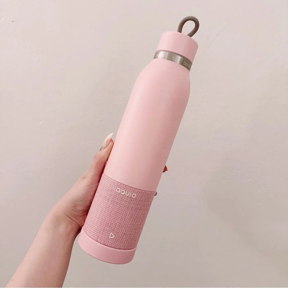 Aquio Bluetooth Water Bottle Speaker iHome Pink - Picture 2 of 11